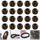 thumbnail image 2 of 300pcs encantos chino Feng Shui suerte riqueza dinero amuleto para pulsera (negro), 2 of 6