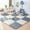white-gray, variant on 8-16PCS Baby Play Mats EVA Foam Puzzle Mat Children Room Activities Mat For Baby Interlock Floor Carpet 30*30CM