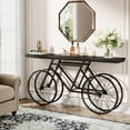 thumbnail image 4 of Tribesigns 70.9-Inch Extra Long Console Table, Narrow Sofa Table with Bicycle Metal Base, Modern Industrial Entryway Table Behind Couch Table for Living Room, Hallway, Entrance, Foyer, 4 of 7