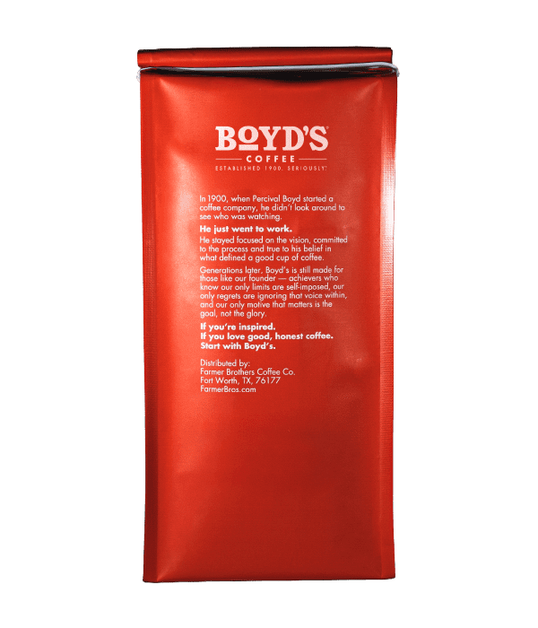 Boyd's Coffee Good Morning Medium Roast Ground Coffee, Smooth & Sweet, 12 oz Bag