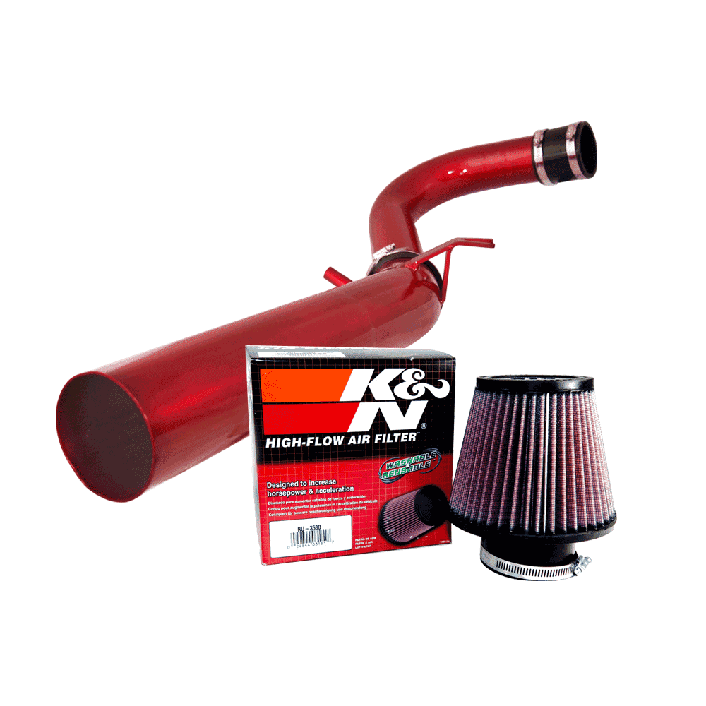 For 1119 Chrysler 300 3.6L V6 CPT Cold Air Intake (Red) + K&N Air Filter CPT782R Walmart