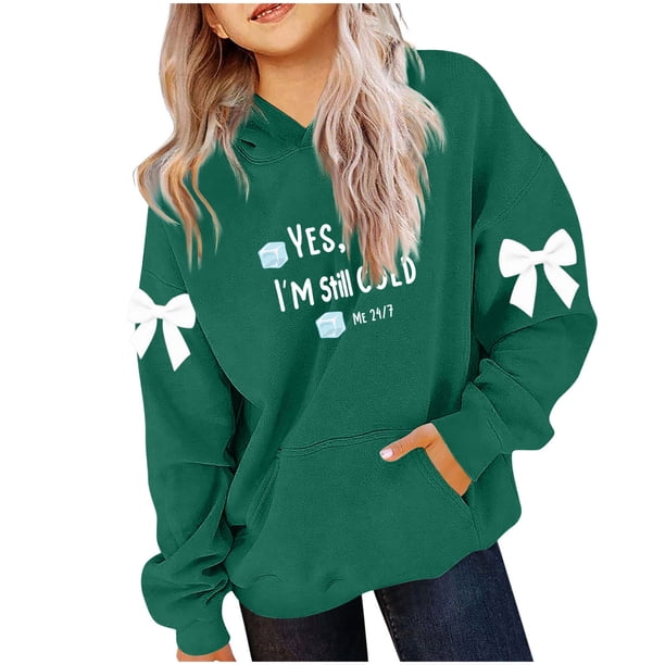 Camiseta de manga larga con lazo para niños, cuello redondo liso, parte superior lisa, adecuada para niños y niñas, sudadera con capucha para niñas, parte superior de poliéster