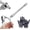 1/2" Socket Flexible Extension Hose, variant on Flexible Socket Extension 3/8, 360 Flex Rod for Impact, 3/8", 1/4", 1/2" Drive Bar, Wrench Sleeve Universal Extension Rod Set (1/4" Socket Flexible Extension Hose)