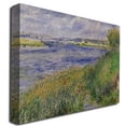 thumbnail image 2 of Trademark Fine Art "The Banks of the Seine Champrosay 1876" Canvas Art by Pierre Renoir, 2 of 2
