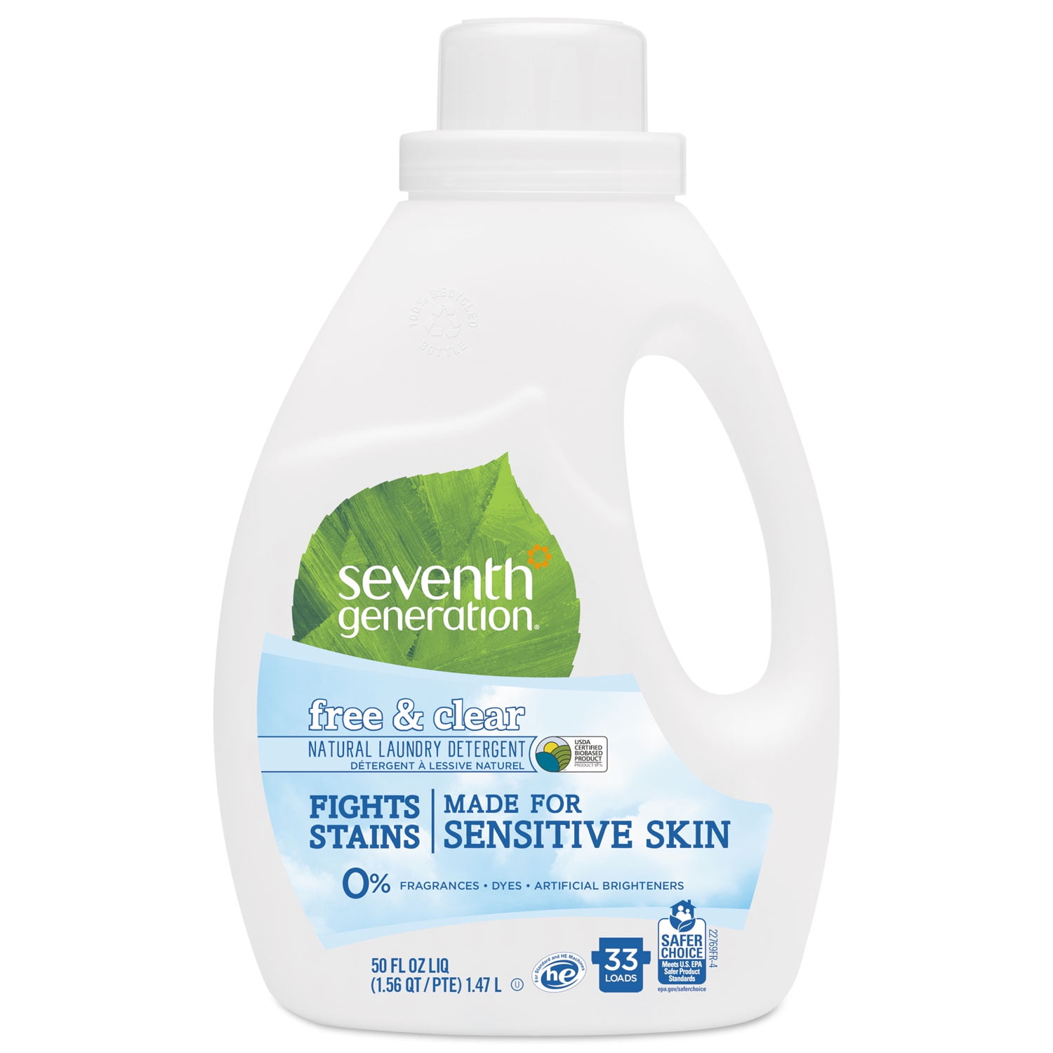 Sev 22769EA Natural 2X Concentrate Laundry Liquid, Free
