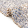 thumbnail image 2 of Unique Loom Chenille Jute Collection Area Rug - Amba (9' x 12' Rectangle Blue/Ivory), 2 of 11