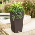 thumbnail image 3 of Lechuza USA 30" Granite Gray Lechuza Cubico Cottage Outdoor Planter, 3 of 10