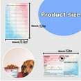 thumbnail image 2 of Cat Dog Pet Grooming Information Cards 8x5 inch Groomer Client Profile Service Record Clip Cards for Professional Pet Groomers Kennel Care 50Pcs, 2 of 5