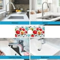 thumbnail image 5 of Kitchen Sink Splash Guard Faucet Mat -1 PC Super Absorbent Fast Drying Mat Sink Gadgets-Splash Guard Behind Faucet Drip Catcher for Kitchen, Bathroom,Sink Mat, Dish Drying Mat, Bathroom(15" X 5.5" ), 5 of 5