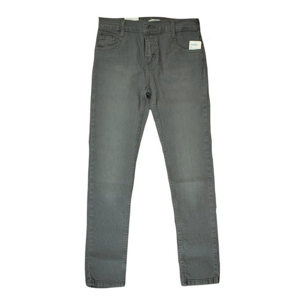 Jeans Para Niño George Tipo Stretch Gris Talla 12