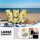 thumbnail image 5 of Disketp Garden Honeybee Gnomes Bolsa de Playa de Gran Capacidad, Bolso Impermeable y a Prueba de Arena para Mujer, Ideal para Playa, Piscina y Natación, 5 of 7