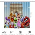 thumbnail image 2 of Muppet Babies-theme 4-Piece Shower Curtain Set with Rugs, Waterproof Bathroom Decor Set Includes Bath Mat, U-Shaped Rug, Toilet Lid Cover and Curtain with Hooks, 2 of 6