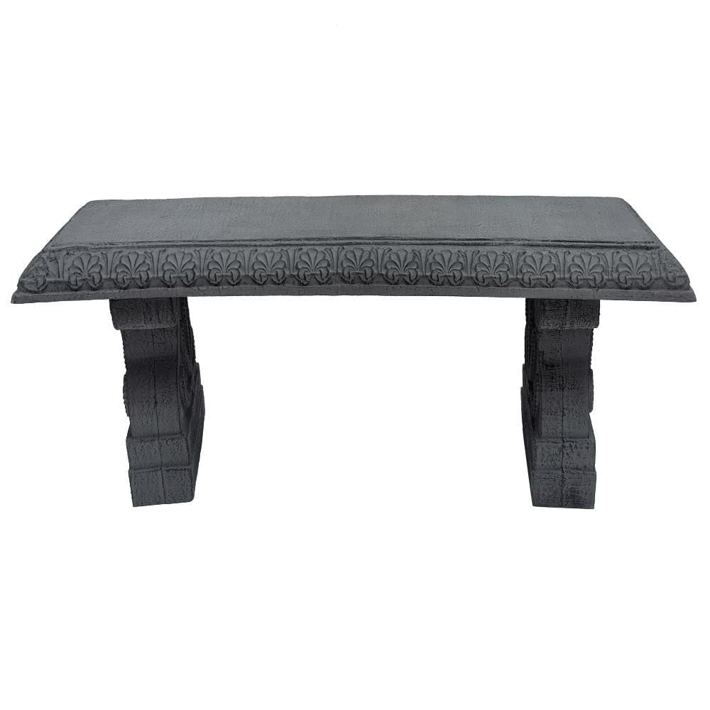 Angelo Décor MenzoMix Banc de jardin Serra de 100 cm (ciment foncé)