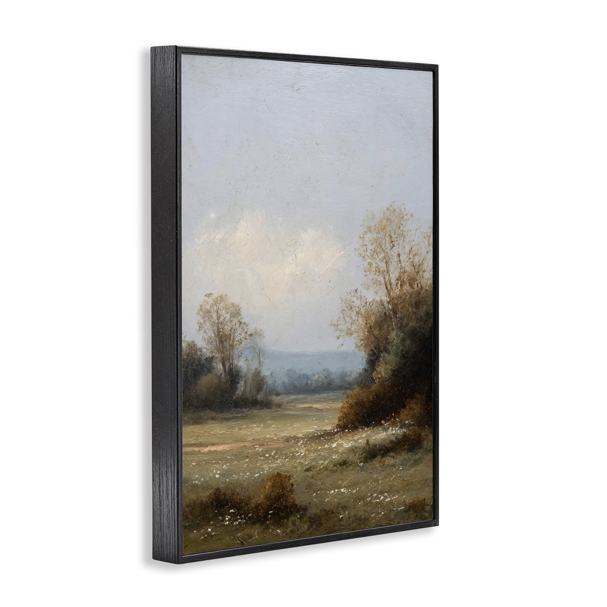 Stupell Industries Silent Little Meadow Black Framed Giclee Art, design by Petal Prints Design