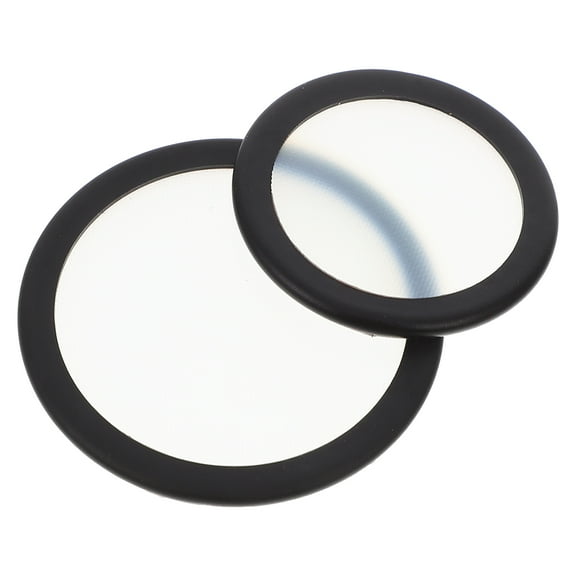 Beaupretty 2Pcs Black Stethoscope Diaphragm Replacement Parts PVC Bell Cover for Enhanced Durability