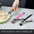 thumbnail image 5 of Hot Bowl Dish Gripper Clips Stainless Steel Anti-Scalding Tong Clamp Holder Bottle Opener Clip Air Fryer Pan Pressured Cooker Pizza Pan Gripper Kitchen Tool Tong for Cooking, 5 of 5