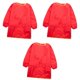 thumbnail image 1 of Delantal De Manga Larga Para Niños, 3 Tamaños, Pintura, Bata Impermeable, Color Rojo, 1 of 5