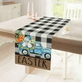 thumbnail image 4 of Easter Table Runner,Table Runners for Dinner,Polyester Linen Spring Table Runner with Colorful Eggs Print,Farmhouse Easter Decor for Dining Table,Kitchen,Holiday Parties,12.99"×47.24", 4 of 7