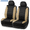 Beige Front Set, variant on Skechers Lycra Memory Foam Car Seat Covers,Soft,Comfortable,Universal Fit for Cars,Trucks and SUVs Gray