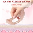 thumbnail image 3 of Graflsoa Pink Resin Gua Sha Tool for Neck and Body Massage, Compact Curved Design, 18cm Handheld Scraping Board for Meridian Therapy, 3 of 7