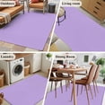 thumbnail image 6 of Purple Large Area Rugs for Bedroom Living Room, Soft Non Slip Carpet Bedside Rug, Modern Pure Lavender Purple Rectangular Floor Cover Kitchen Accent Rug 4'x6' for Dining Room/Office, 6 of 9