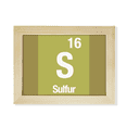 thumbnail image 1 of S Sulfur Checal Element Science Desktop Photo Frame Picture Art Decoration Painting 6x8 inch, 1 of 3
