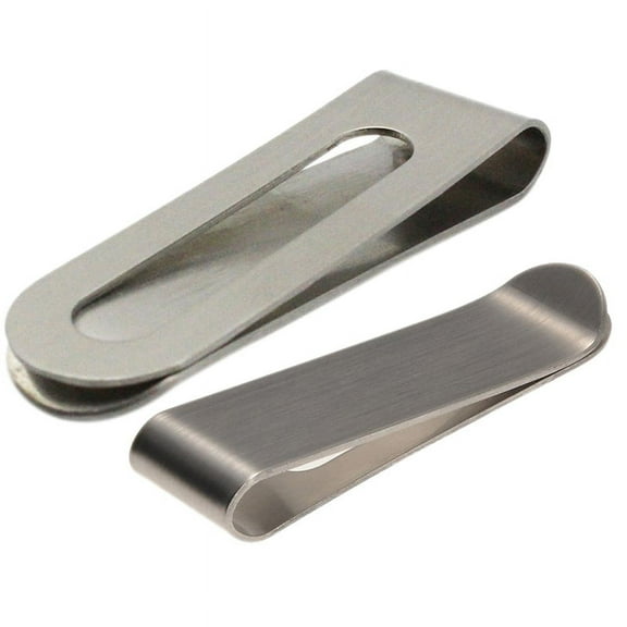 Mini Stainless Steel Slim Money Clip Purse Wallet Credit Card ID Holder Fad WA