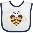 thumbnail image 3 of Inktastic Valentine's Day Bumble Bees Boys Baby Bib, 3 of 4