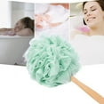 thumbnail image 2 of Loofah on a Stick, Exfoliating Lufa Back Scrubber for Shower, Long Handle Loofah for Shower, Handheld Loofa Bath Body Brush for Men and Women, 3Pack, 2 of 5