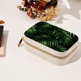 thumbnail image 7 of Tropical Jungle Leaves Velvet Portable Travel Organizer Box with Removable Compartment - Display Case Included - Ideal Gift, 7 of 7