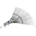 thumbnail image 3 of 22 Tooth Galvanized Flat Wire Telescopic Lawn Rake, 3 of 3