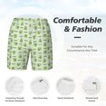 thumbnail image 3 of Balery Green Avocado Mens Swim Trunks Swim Shorts for Men Quick Dry Inseam Beach Shorts with Compression Liner Pocket-XX-Large, 3 of 9