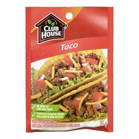 Club House Taco Seasoning Mix 35g/1.2oz. {Imported from Canada}