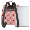 thumbnail image 3 of Yiaed Strawberries Print Laptop Backpack for Women Slim Computer Bag Work Travel College Backpack Purse Fits 14 Inch Notebook, 3 of 4