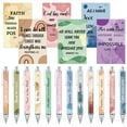 thumbnail image 2 of CoreLiving 6 Sets Bulk Christian Gifts for Women Including Spiral Notebook Prayer Journal Bible Verse Pens Religious Scripture Ballpoint Pens Faith Based Bookmarks Church Easter Supply, 2 of 9
