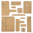 thumbnail image 2 of 12Pcs Shoulder Bag Acrylic Template Leather Pattern DIY HandMade Drawing Craft Supplies, 2 of 14