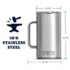 thumbnail image 4 of Taza YETI Rambler de acero inoxidable con aislamiento al vacío de 700 ml, 4 of 8