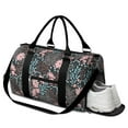 thumbnail image 2 of Floral Womens Gym Tote Duffle Bag with Wet Pocket & Shoe Compartment, Forest Travel Duffel Bag Overnight Weekender Hospital Tote Girls Workout Carry on Bag with Luggage Sleeve, 2 of 6