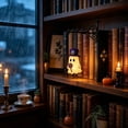 thumbnail image 2 of Halloween Ghost Library Lantern Decorative Bookshelf Lighting, Reading Book Shelf Lights for Study Reading Corner Home Library Gift for Book Lovers Bookworms, 2 of 9