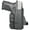 Black, variant on Springfield XDS Paddle Holster Black / Left Hand by Rounded Gear