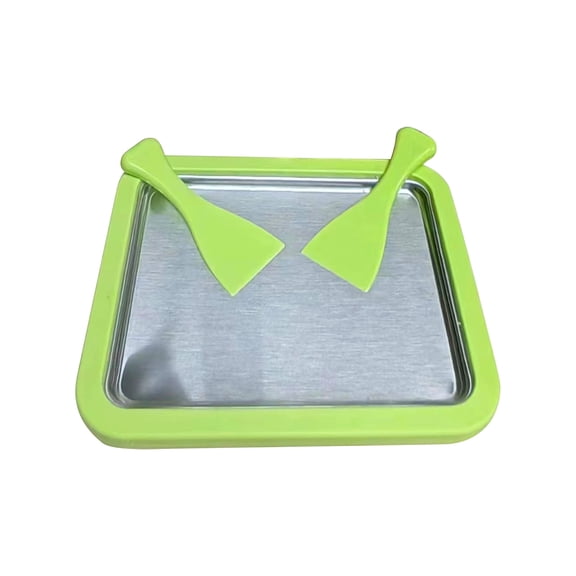TACILIP Instant Ice Cream Maker Household Small Ice Tray Children's Homemade Ice Machines Ice Cream Machines with Scrapers, Gifts for Men
