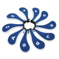 thumbnail image 1 of Cubierta De Cabeza De Hierro De Golf, Juego De Impresión De Números De 10 Cubiertas De Cabeza De Palo De Golf Con Cremallera Apertura Ancha Antiarañazos Para Transporte ANGGREK Otros Deportes, 1 of 8