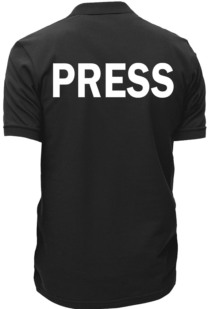 Employee Staff shirt NEWS Crew Polo shirt Occupational PRESS Polo shirt