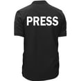 thumbnail image 2 of Press Polo Shirt, News Crew Polo Shirt, Staff Shirt, Occupational, Employee, 2 of 4