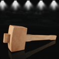 thumbnail image 2 of 100/130mm Clear Texture Beech Wooden Hammer Diy Household Mallet Hand Tools Jikaix, 2 of 5