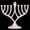 Ivory, variant on Nua Collection 59030 Menorah Classic Candle Ivory - 7 in.