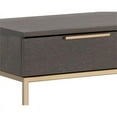 thumbnail image 5 of Sunpan Rebel 63" Contemporary Wood Console Table in Gold/Charcoal Gray, 5 of 10