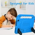 thumbnail image 4 of BMOUO Kids Case for Fire HD 10 & Fire HD 10 Plus Tablet (13/11th Generation , 2023/2021 Release), with Screen Protector, Shockproof Handle Stand Kids Case for Fire HD 10 Tablet & Fire HD 10 Plus, Blue, 4 of 9