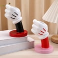 thumbnail image 5 of 7''Mouse Hand Flower Vase,Cute Unique Small Flower Vases Pots,Creative Pen Holder Makeup Brusher Holder,Living Room Office Tabletop Resin Potted Plants Vase Decorations (Black), 5 of 8
