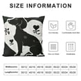thumbnail image 6 of Acheng Dachshund Heart Throw Pillow Covers Set of 2, Painting Dachshund Gifts for Dog Lover,Decorative Flannel Pillow case for Sofa Couch Bed White, 6 of 6